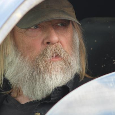 Close up of Tony Beets in car seat