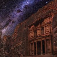 Al Khazneh or The Treasury at Petra, Jordan